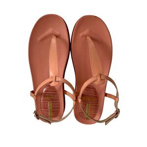 Sam Edelman New York Naomi T-Strap Footbed Sandals Canyon Clay Size 8.5M